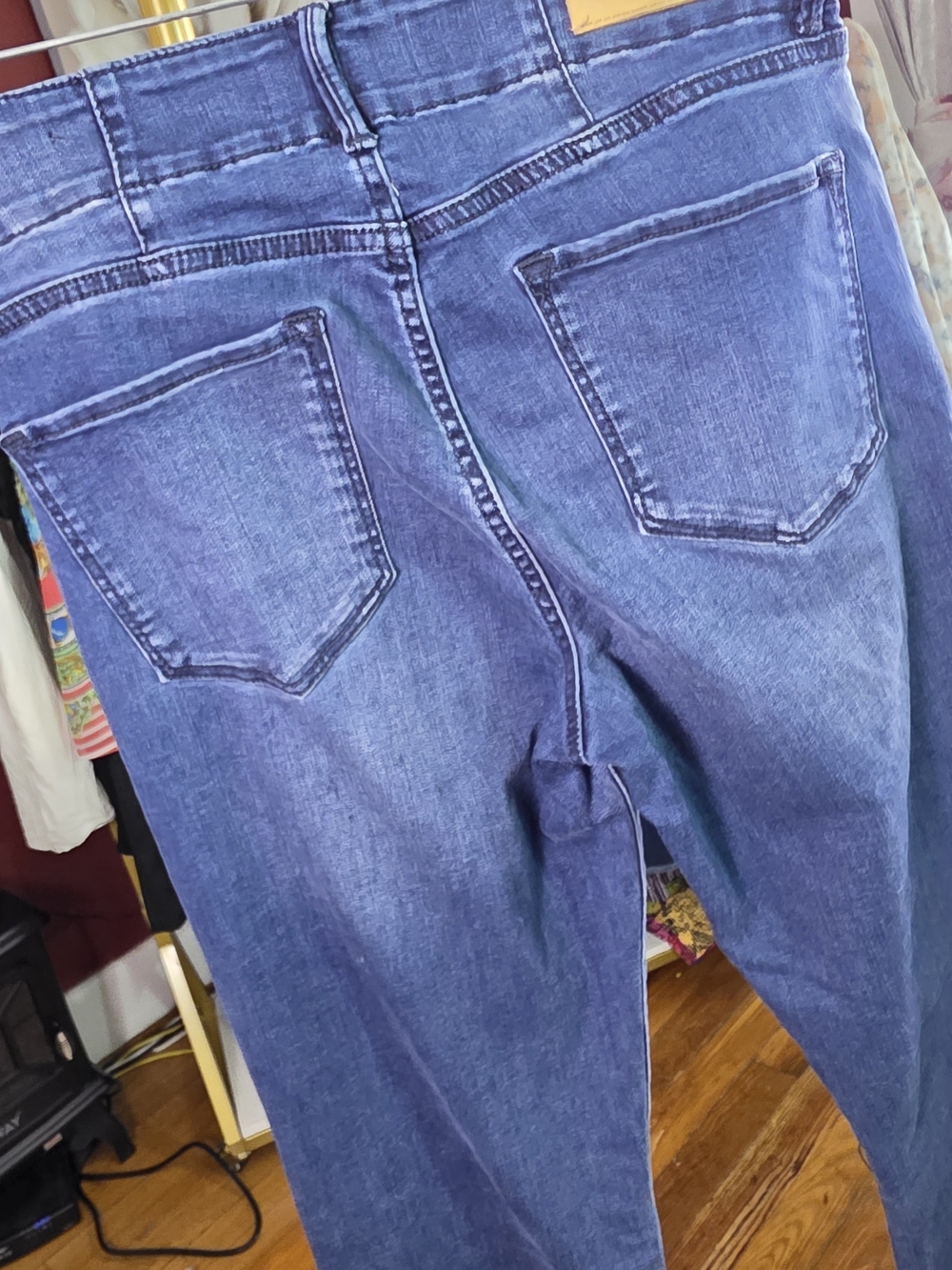 Dear John Retro Flare Jeans Medium Wash Stretch Denim Pants 29 - Picture 8 of 9
